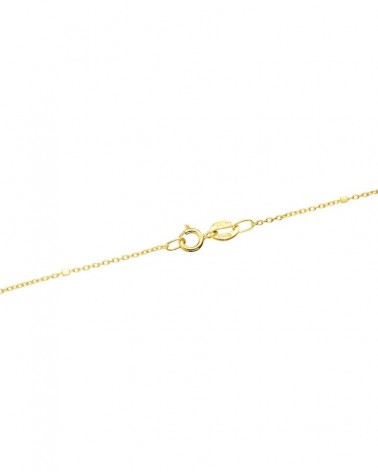 Cadena oro 18k forzada combinada 45cm