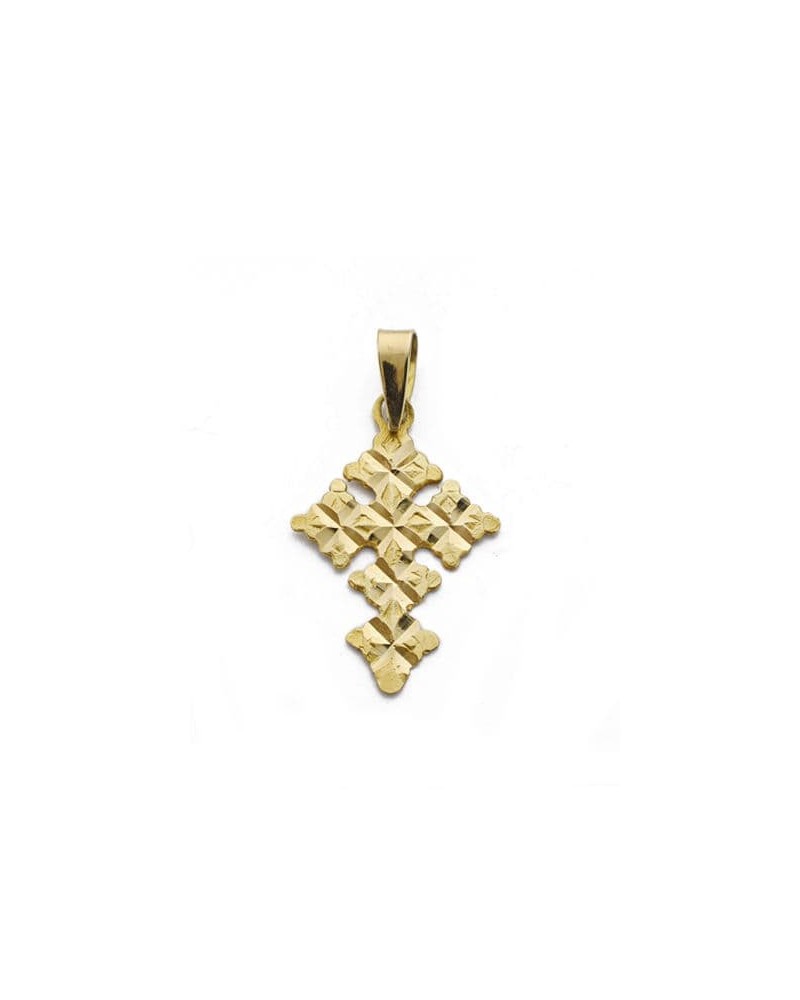 Cruz oro 18k amarillo Canjayar sin Cristo 23x16mm