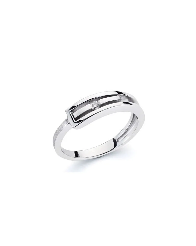 Sortija oro blanco 18k mujer 4,42 gramos