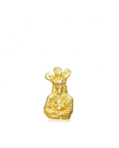 Medalla oro 18k Cristo cautivo silueta 13x7mm