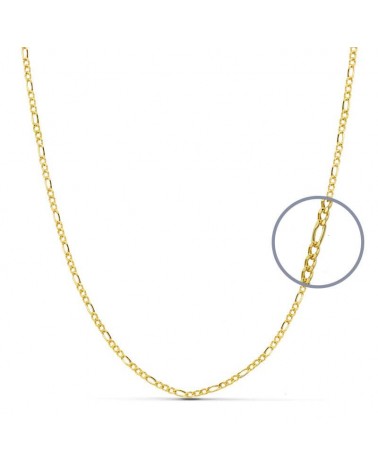 Cadena oro 18k amarillo estilo Cartier 50cm