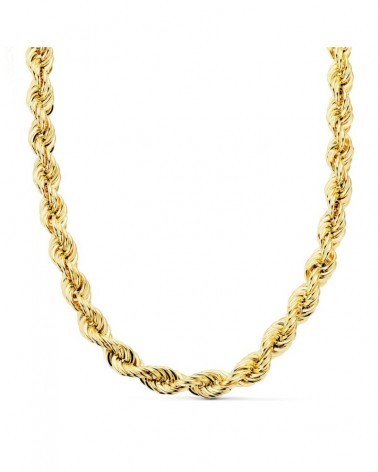 Cadena oro 18k cordón salomónico amarillo 60cm