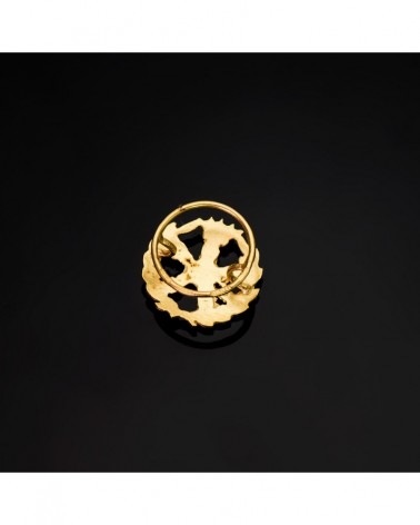 Insignia oro 18k Ingeniero Aeronáutico 15x15mm