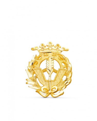 Insignia oro 18k Ciencias Políticas y Económicas 18x14mm
