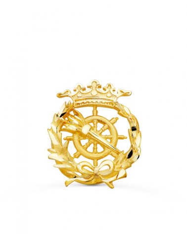 Insignia oro 18k Ciencias Políticas 17x14mm