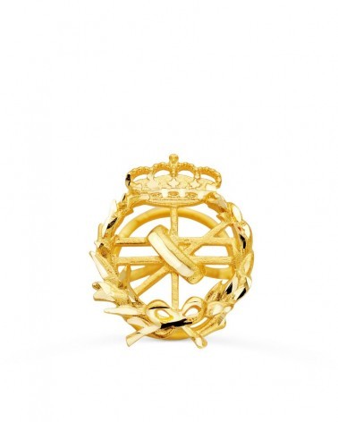 Insignia oro 18k informática profesional 18x15mm