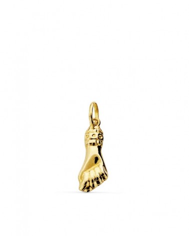 Colgante oro 18k mano amuleto 19x7mm