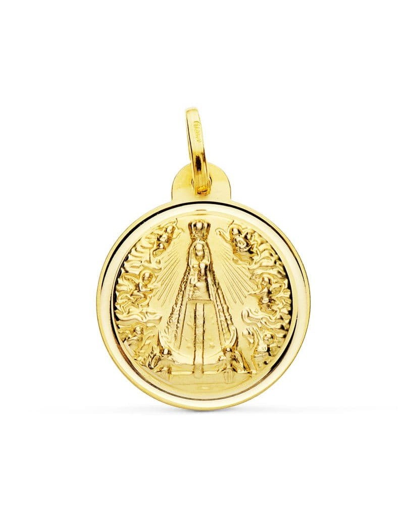 Medalla oro 9k Nuestra Señora de Begoña 20mm