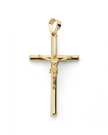 Cruz oro 9k amarillo con Cristo 31x16mm