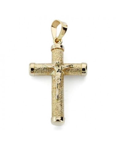 Cruz oro 9k amarillo Cristo 21x14 mm