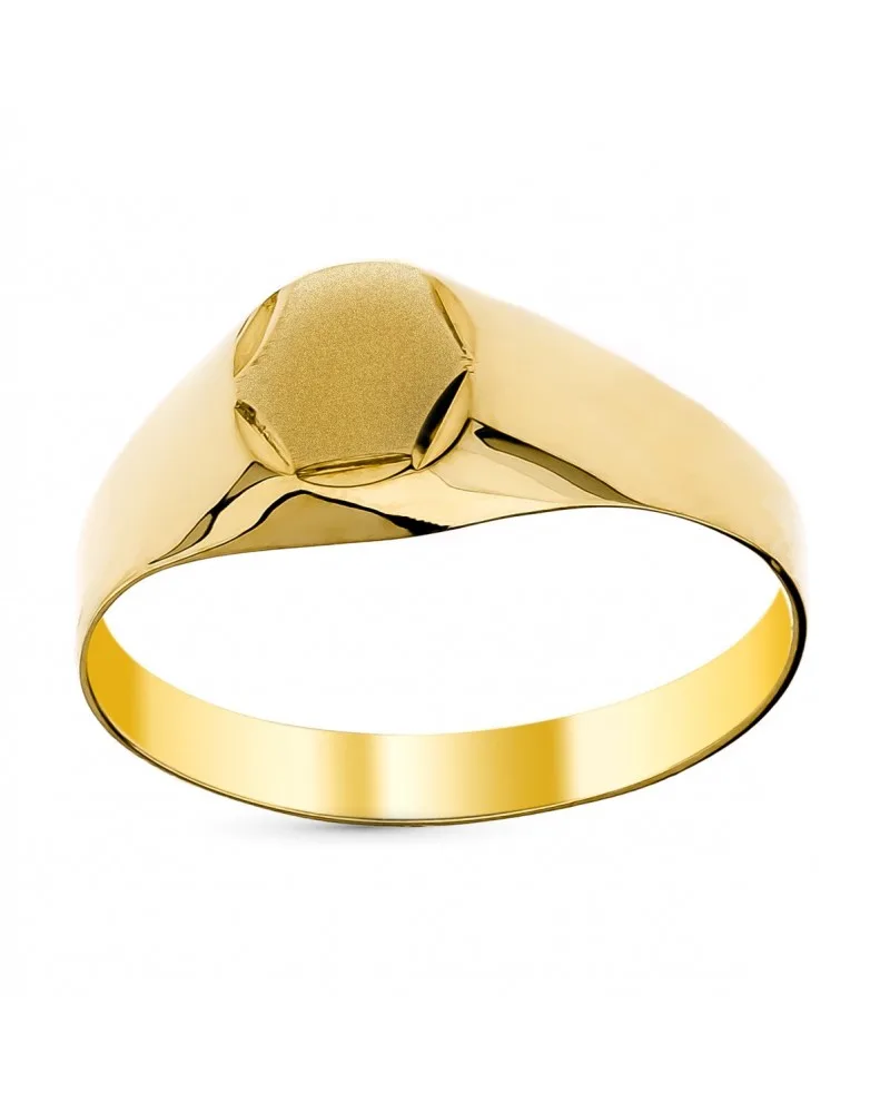 Sello oro 9k amarillo bebé grabado 5mm