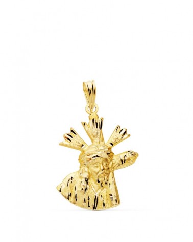 Colgante oro 9k Cristo del Gran Poder 24x18 mm