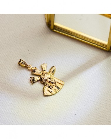 Colgante oro 9k Cristo del Gran Poder 24x18 mm