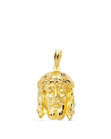 Colgante oro 9k Cristo Buena Muerte 19x12 mm
