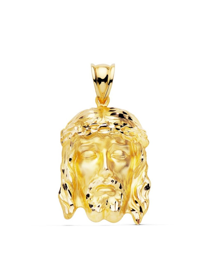 Colgante oro 9k Cristo Buena Muerte 27x19mm
