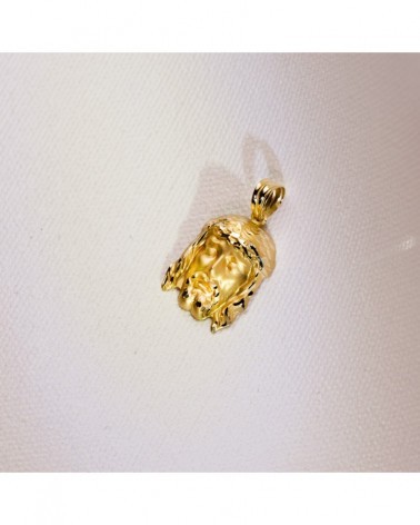 Colgante oro 9k Cristo Buena Muerte 27x19mm
