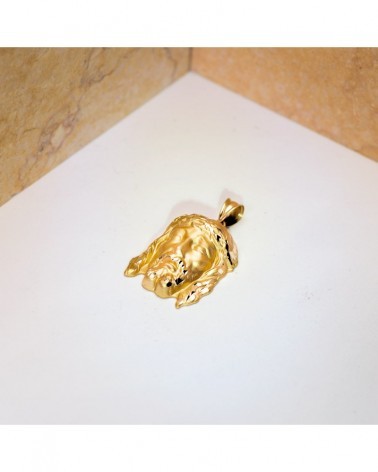 Colgante oro 9k Cristo de la Buena Muerte 30x22mm