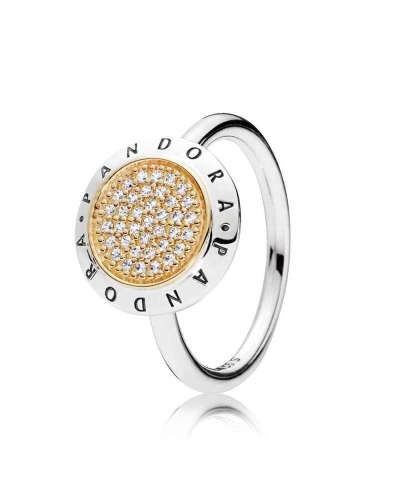PANDORA LOGO RING 196231CZ
