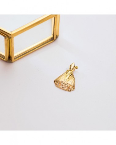Medalla San Fermín oro 18k amarillo 22x16 mm