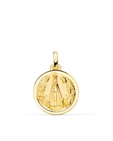 Medalla oro 18k Virgen Nuestra Señora de Begoña 18mm