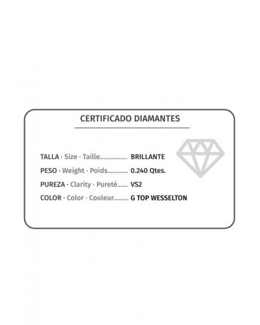 Pulsera oro blanco 18k diamantes laboratorio rivière