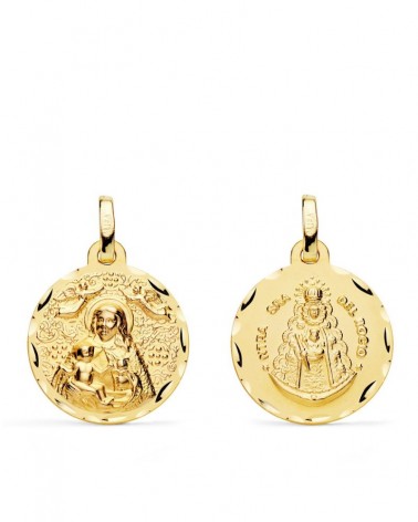 Escapulario oro 18k Virgen de la Cinta y Virgen del Rocío