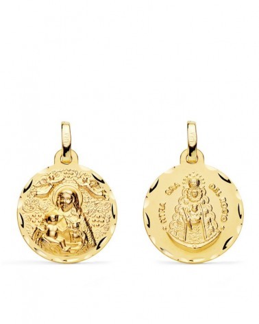 Escapulario oro 18k Virgen de la Cinta y Virgen del Rocío