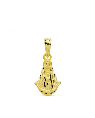 Medalla oro 18k Virgen del Rocío 15x10mm