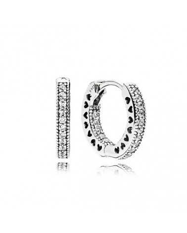 PANDORA HOOP EARRINGS 296317CZ