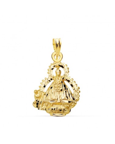 Medalla oro 18k Virgen de la Cabeza 22x15 mm