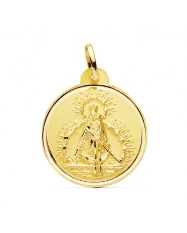 Medalla oro 18k Virgen de la Cabeza 22mm