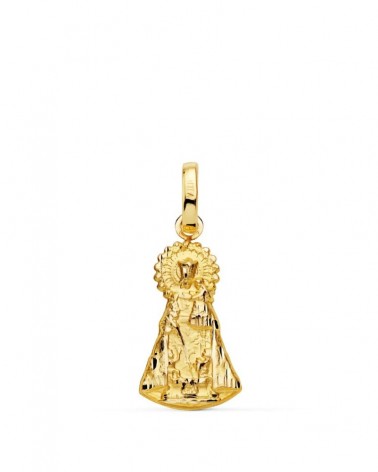 Medalla Virgen de los Desamparados oro 18k 19x11 mm