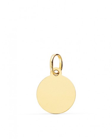 Medalla oro 18k horóscopo Escorpio matizada 13mm