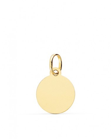 Medalla oro 18k Sagitario horóscopo matizada 13mm