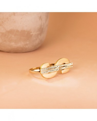Sello oro 18k amarillo símbolo dólar tallado 50x17mm
