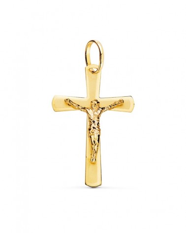 Cruz oro 18k amarillo con Cristo 25x16mm