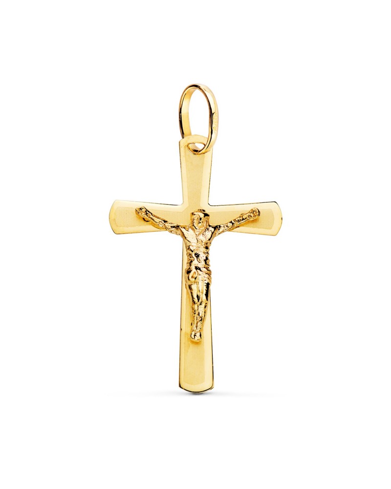 Cruz oro 18k amarillo con Cristo 25x16mm