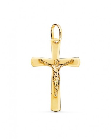 Cruz oro 18k amarillo con Cristo 25x16mm