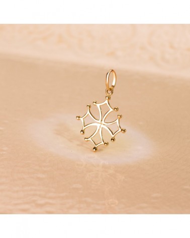 Cruz oro 18k occitana 23x21mm