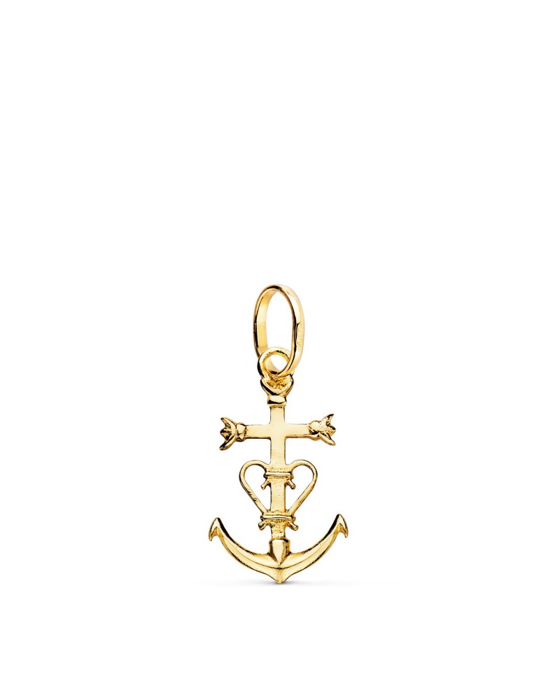 Cruz de Camarque oro 18k 20x12mm
