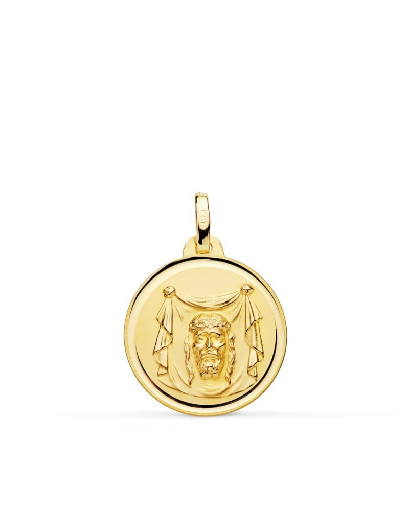 Medalla Santa Faz oro 18k 18mm