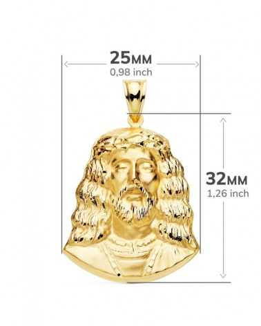 Colgante oro 18k Cristo de Medinacelli 32x25mm
