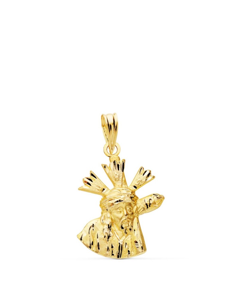 Medalla oro 18k Cristo del Gran Poder 20x15 mm