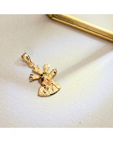 Medalla oro 18k Cristo del Gran Poder 20x15 mm