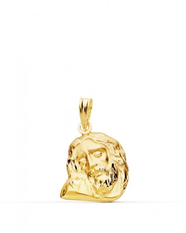 Colgante oro 18k cabeza de Cristo 18x15 mm