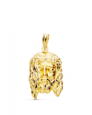 Medalla Cristo oro 18k amarillo 23x14 mm