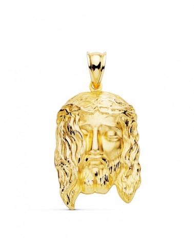 Colgante Cristo oro 18k amarillo estampado 30x19 mm