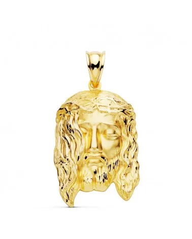 Colgante Cristo oro 18k amarillo estampado 30x19 mm