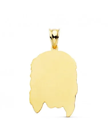 Colgante Cristo oro 18k amarillo estampado 30x19 mm