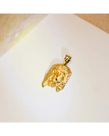 Colgante Cristo oro 18k amarillo estampado 30x19 mm